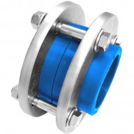 UNION CON FLANGE 50mm AZUL