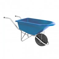 CARRETILLA PLASTICO AZUL 90L