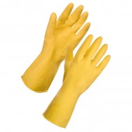 GUANTE LATEX AMARILLA