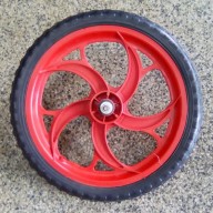 RUEDA CORTA CESPED PLAST.ARO 16 CID 52